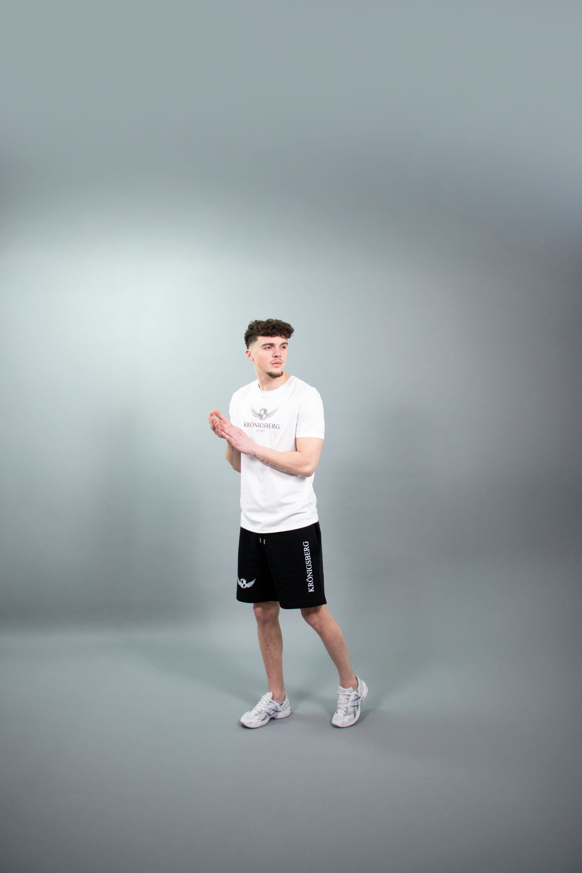 T-Shirt Flat Wit Design Chest Wings