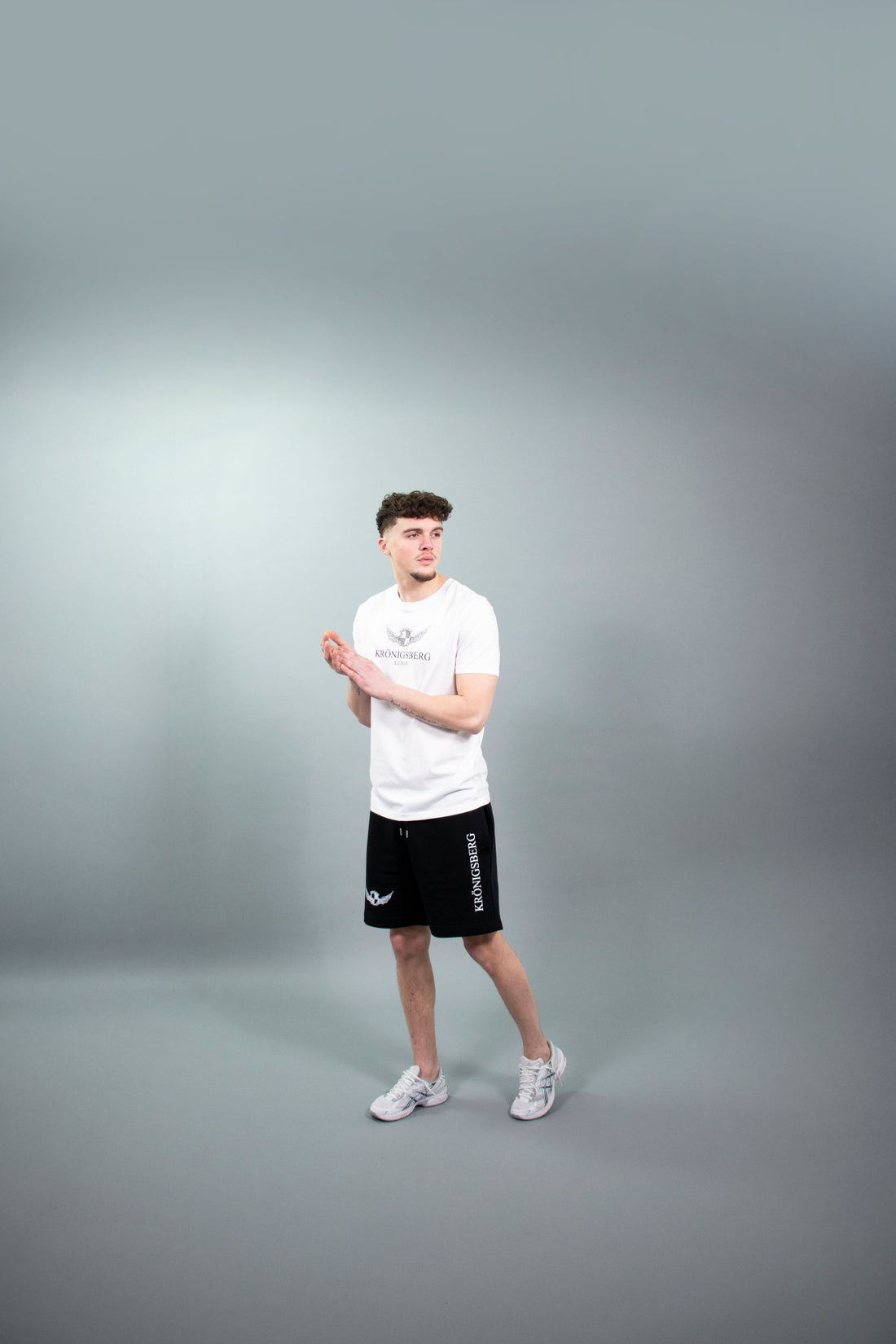 T-Shirt Flat Wit Design Chest Wings