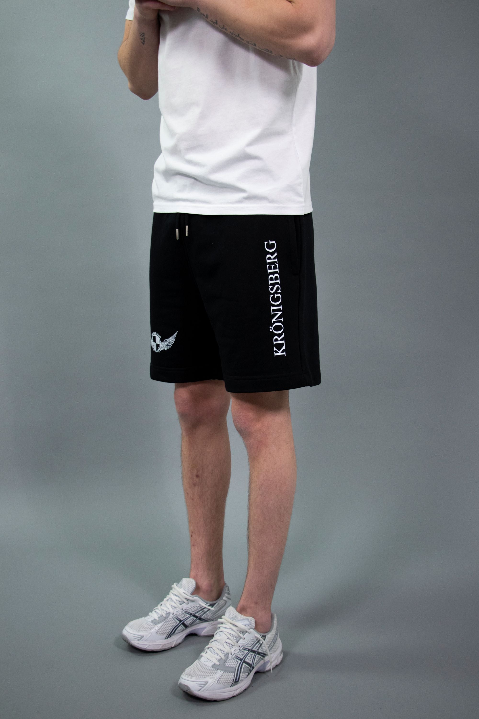 Black Logo Shorts