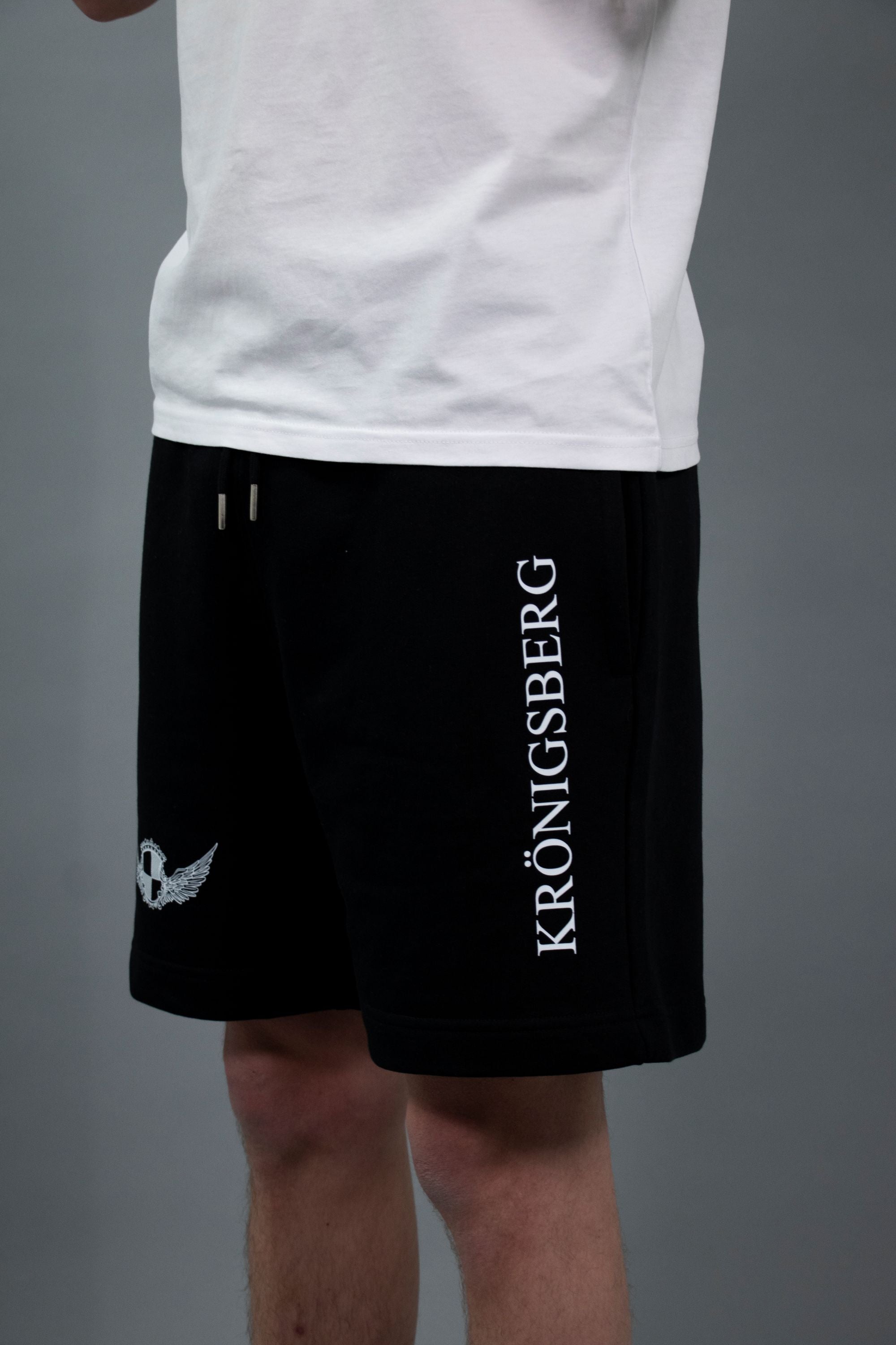 Black Logo Shorts