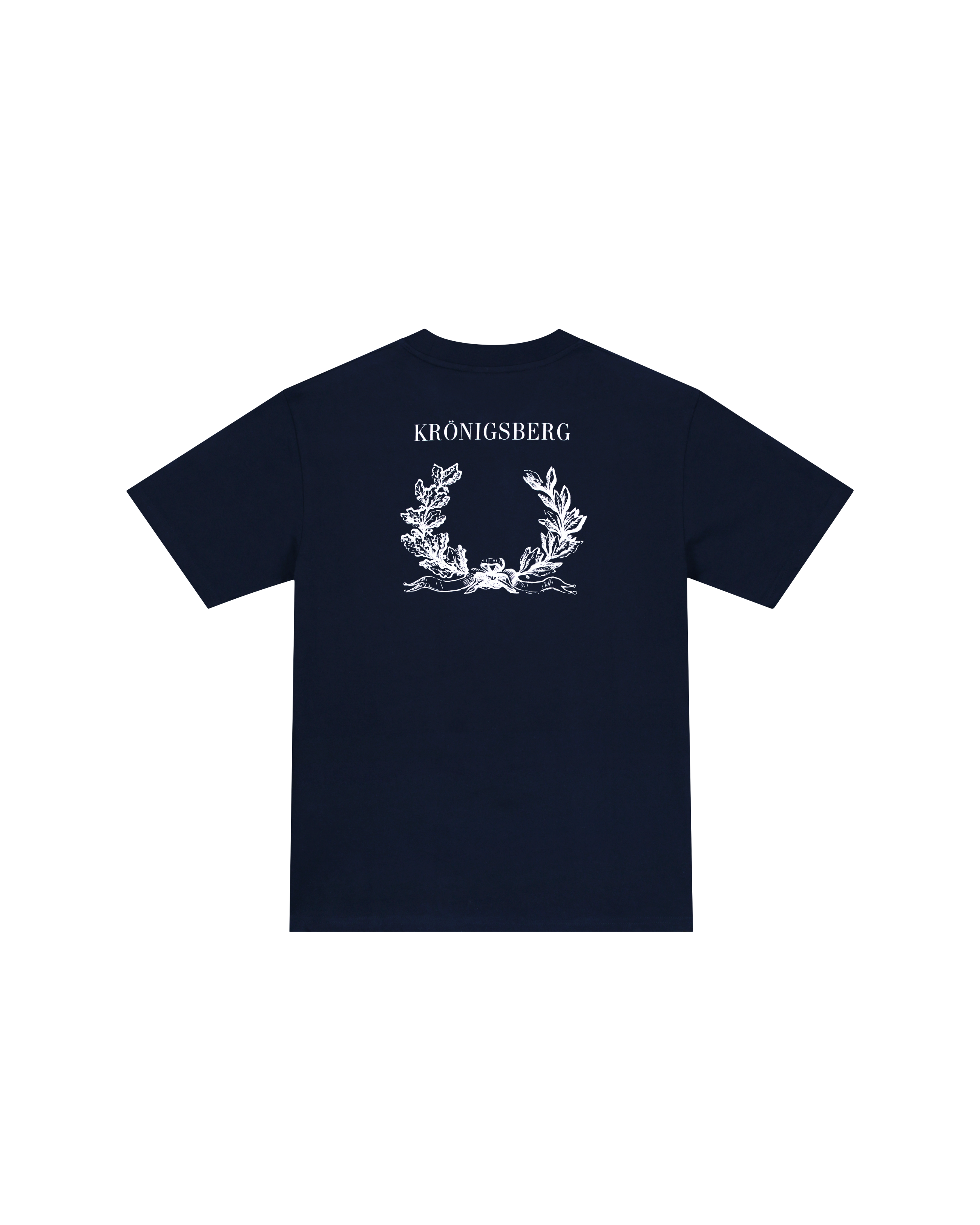 T-Shirt Navy Design Badge