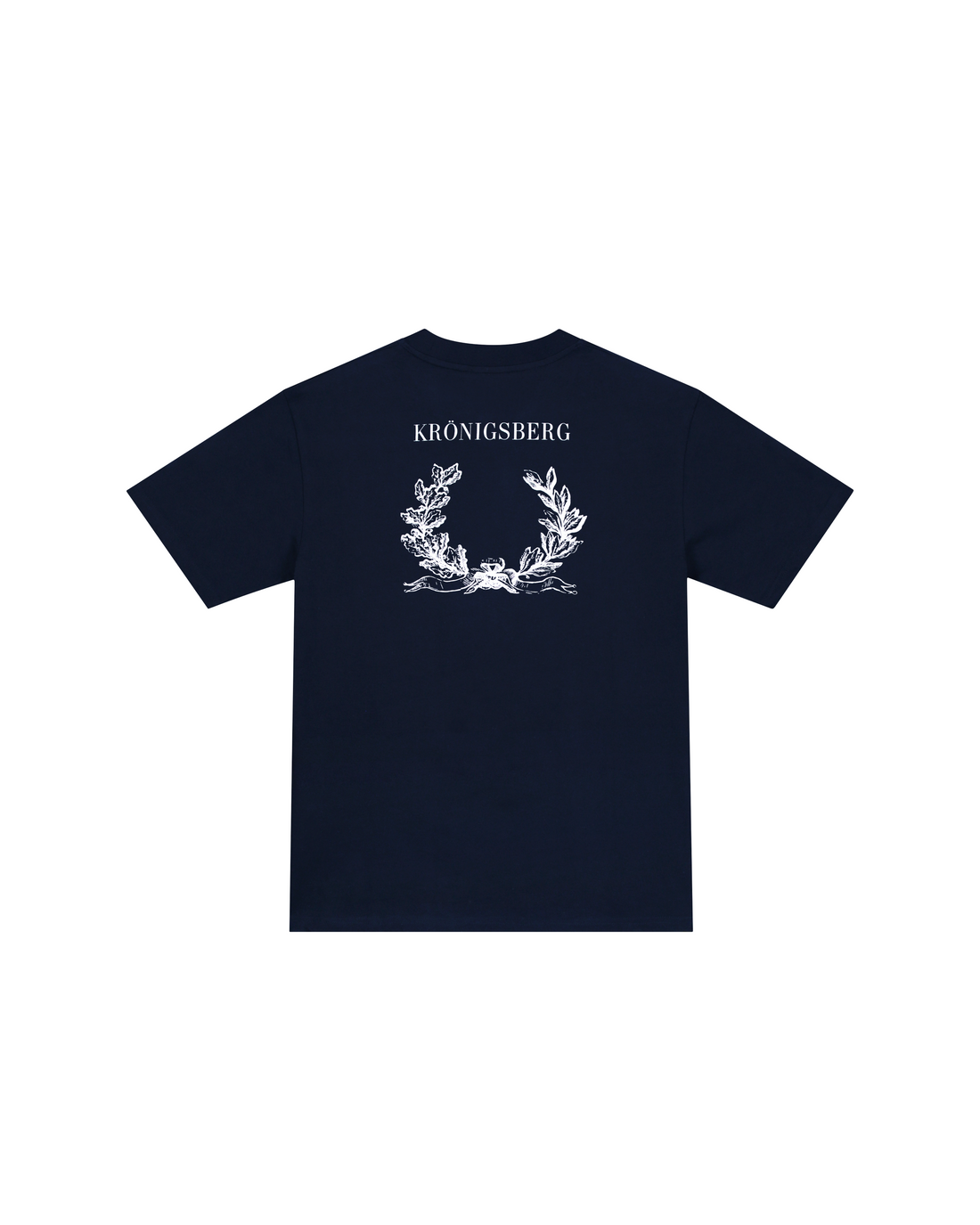 T-Shirt Navy Design Badge