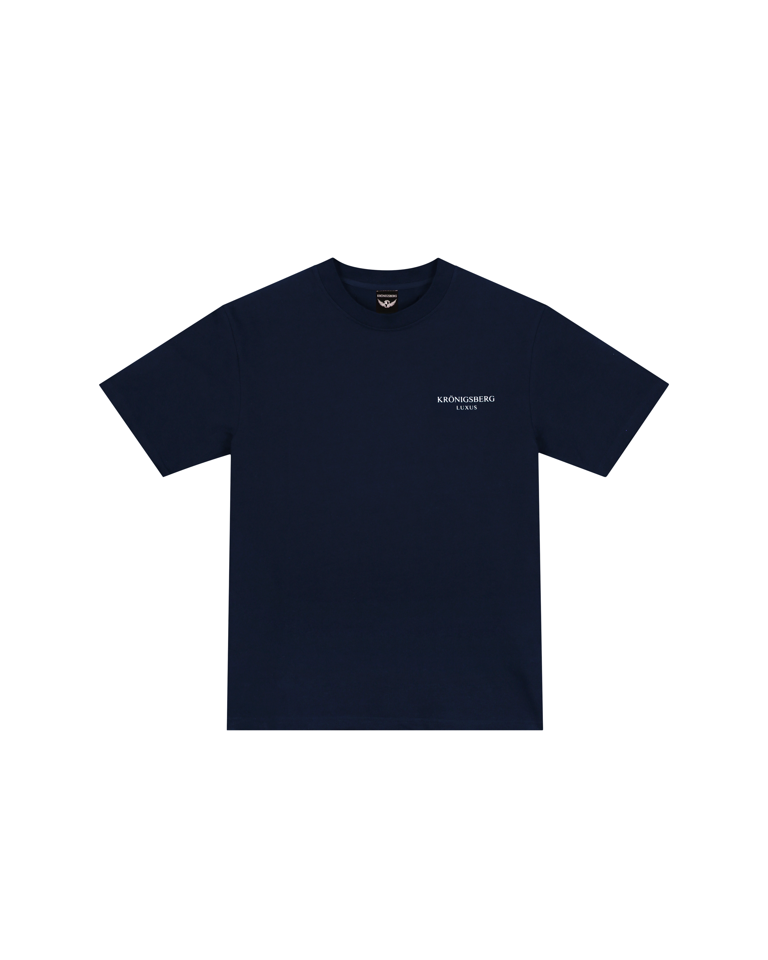 T-Shirt Navy Design Badge