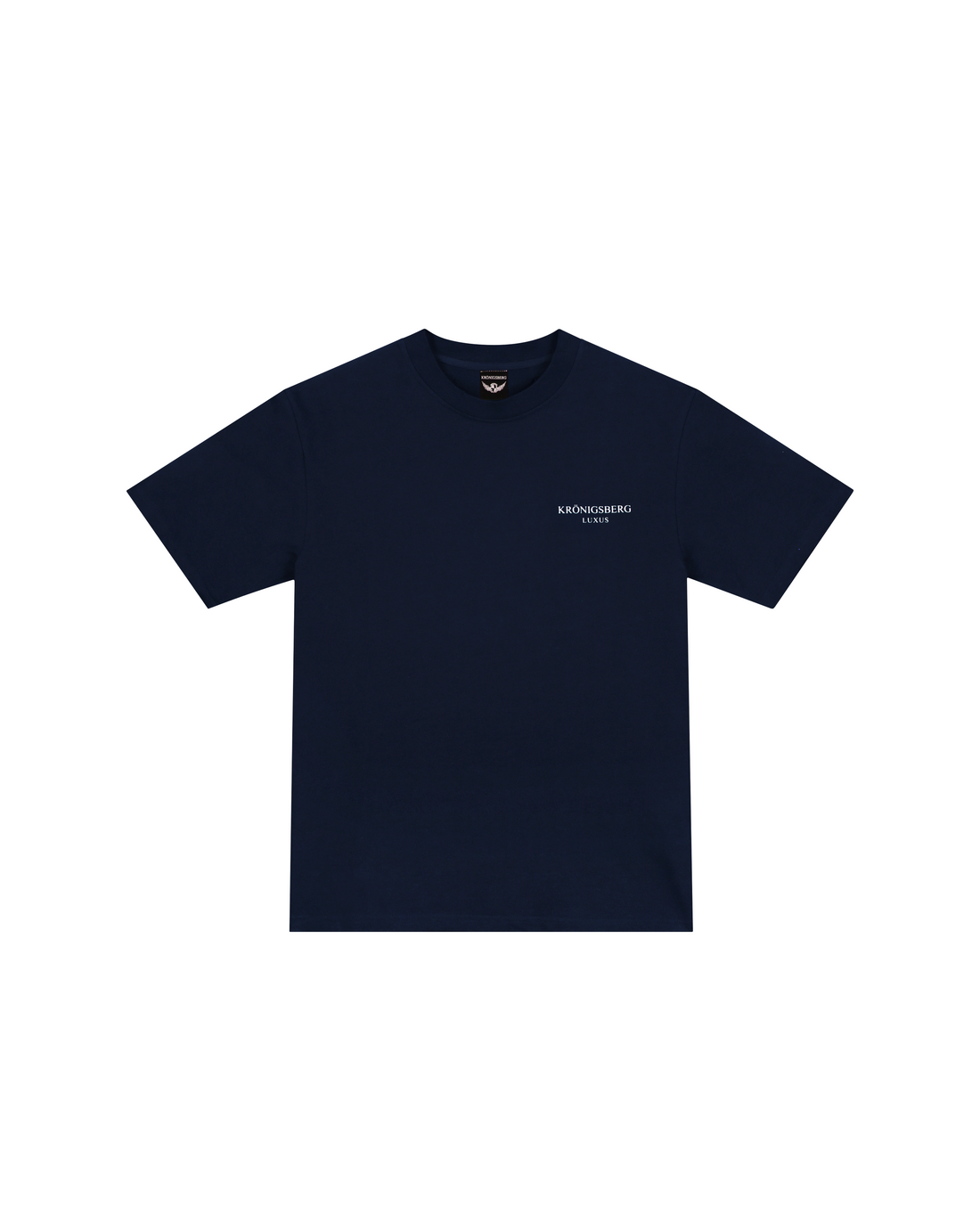T-Shirt Navy Design Badge