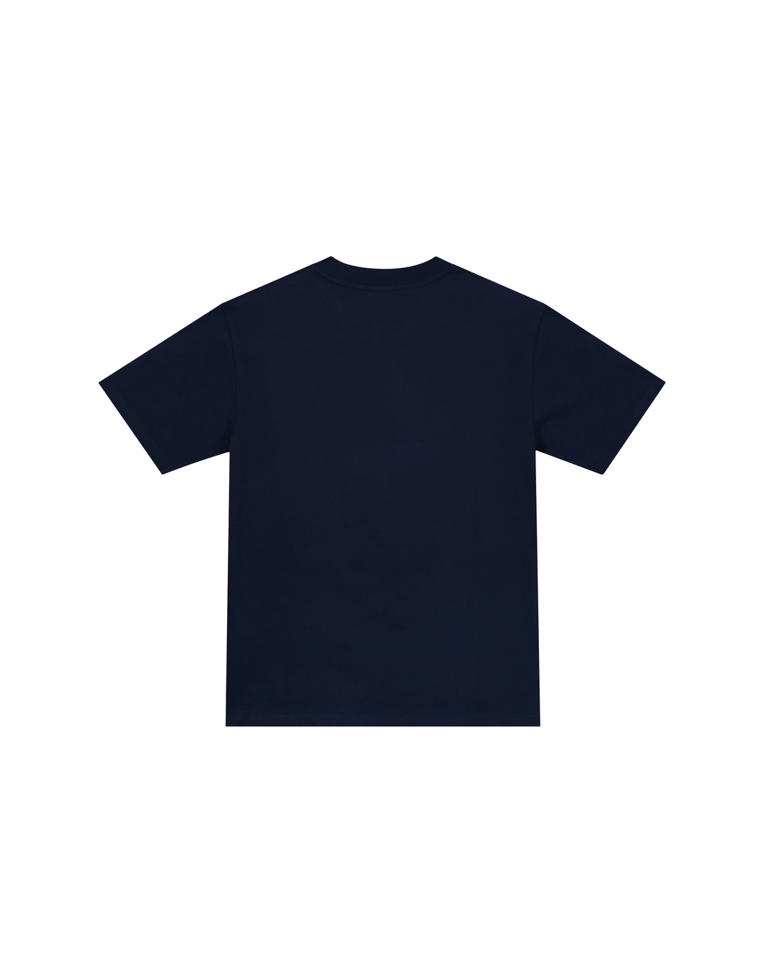 T-Shirt Navy Design Chest Text