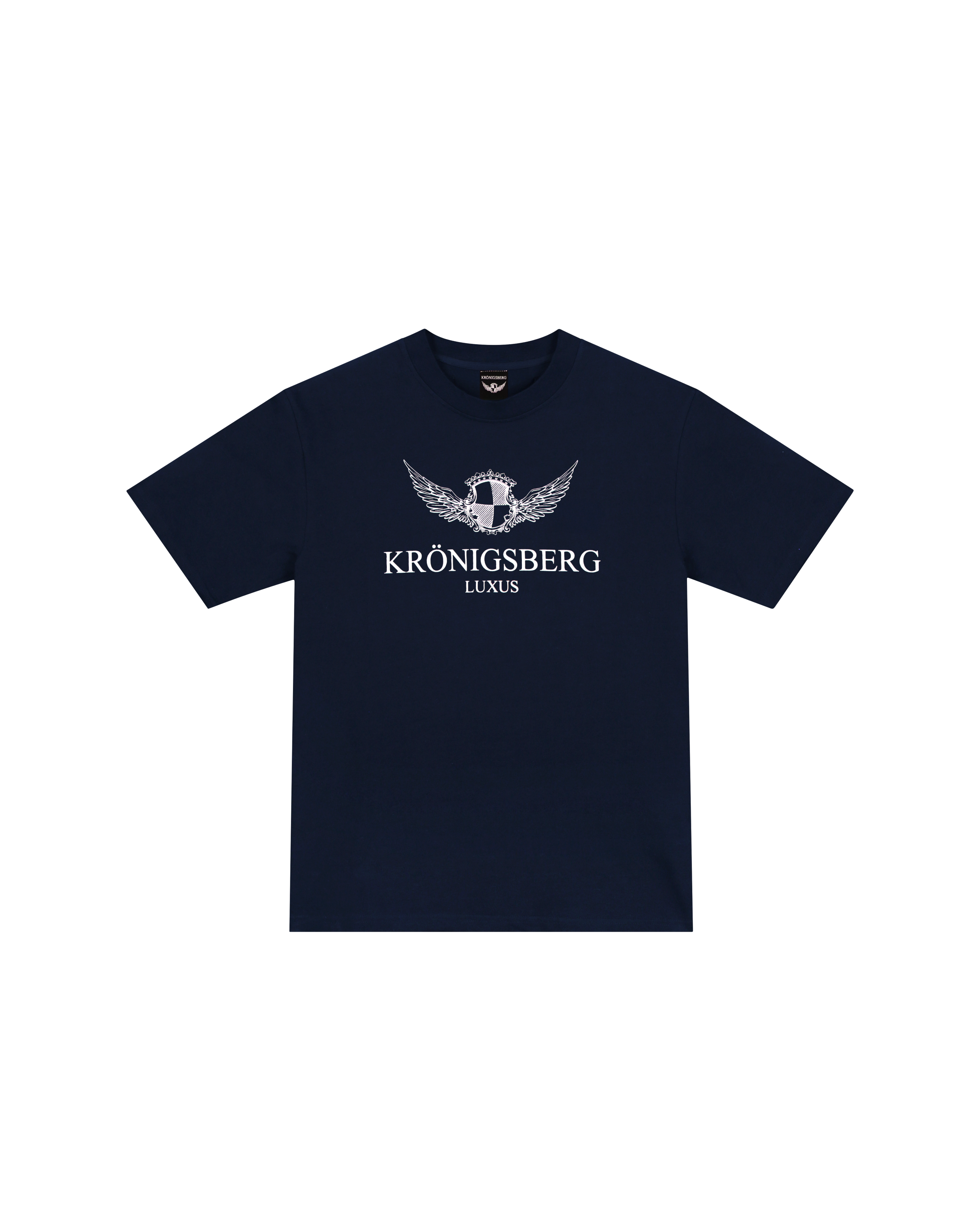T-Shirt Navy Design Chest Wings
