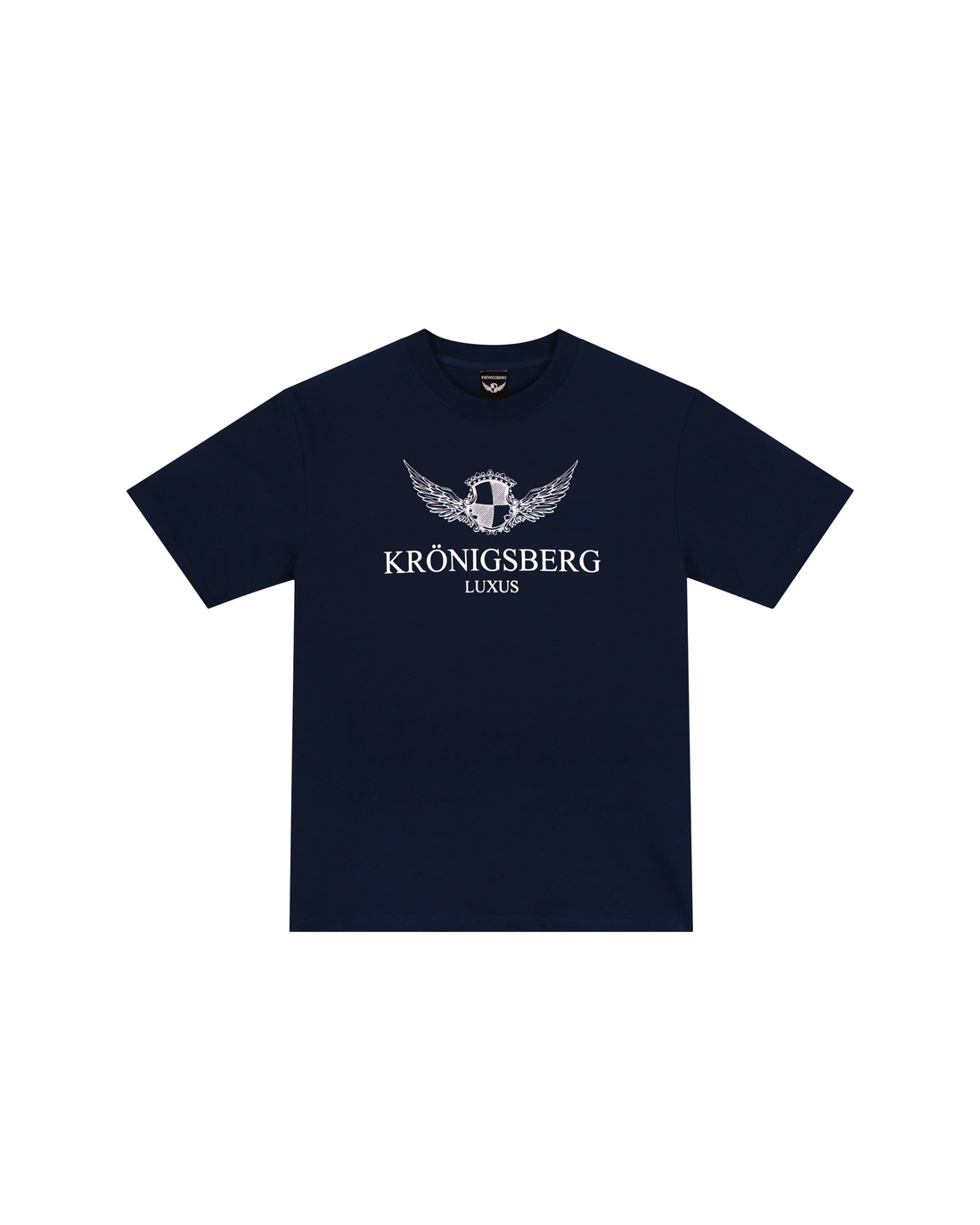 T-Shirt Navy Design Chest Wings