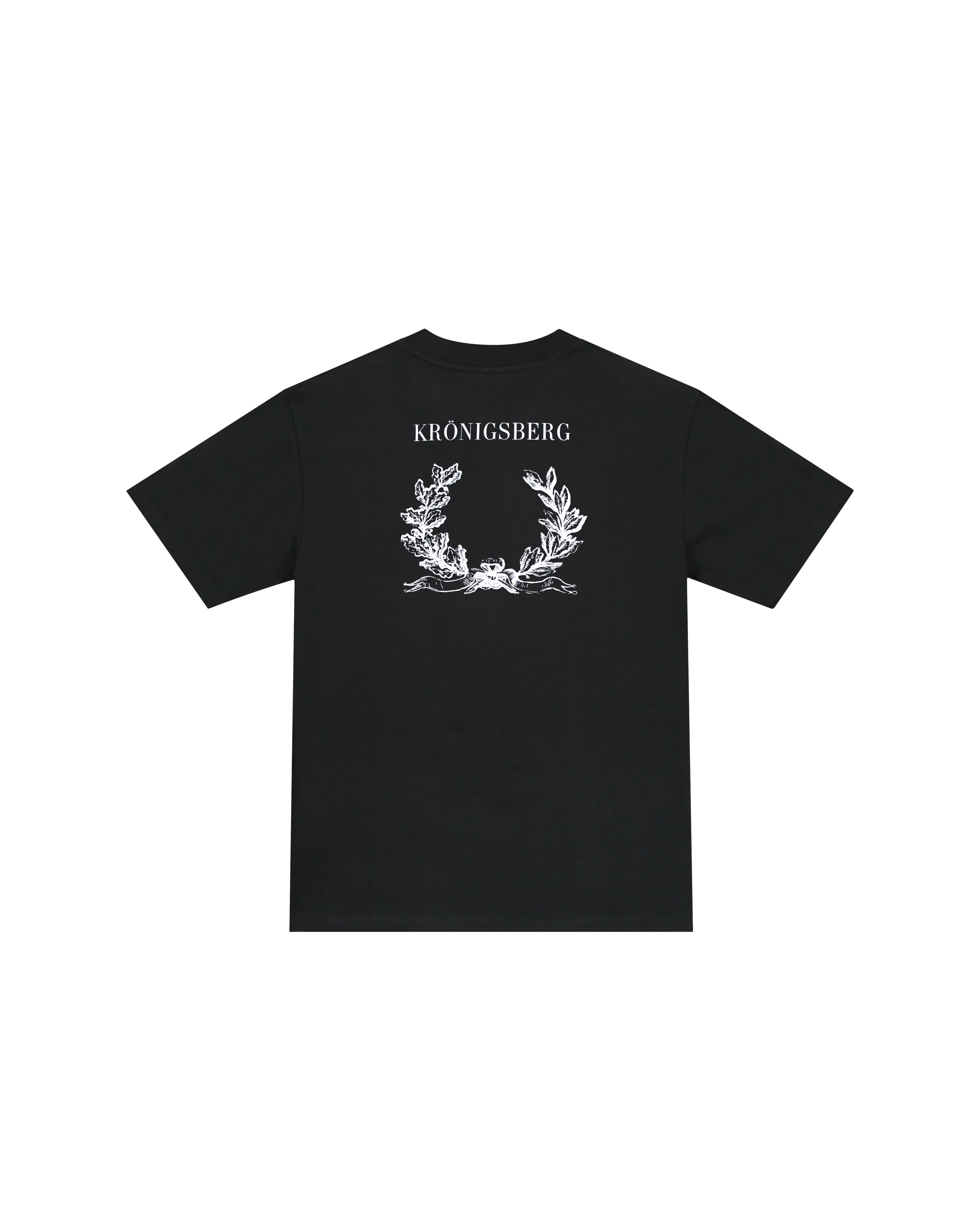 T-Shirt Zwart Design Badge