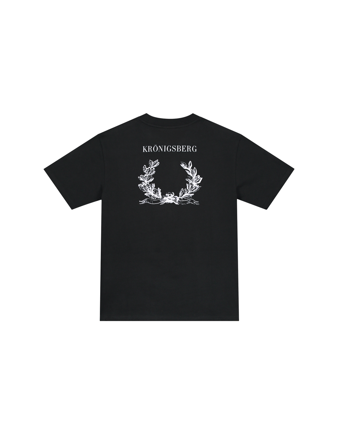 T-Shirt Zwart Design Badge