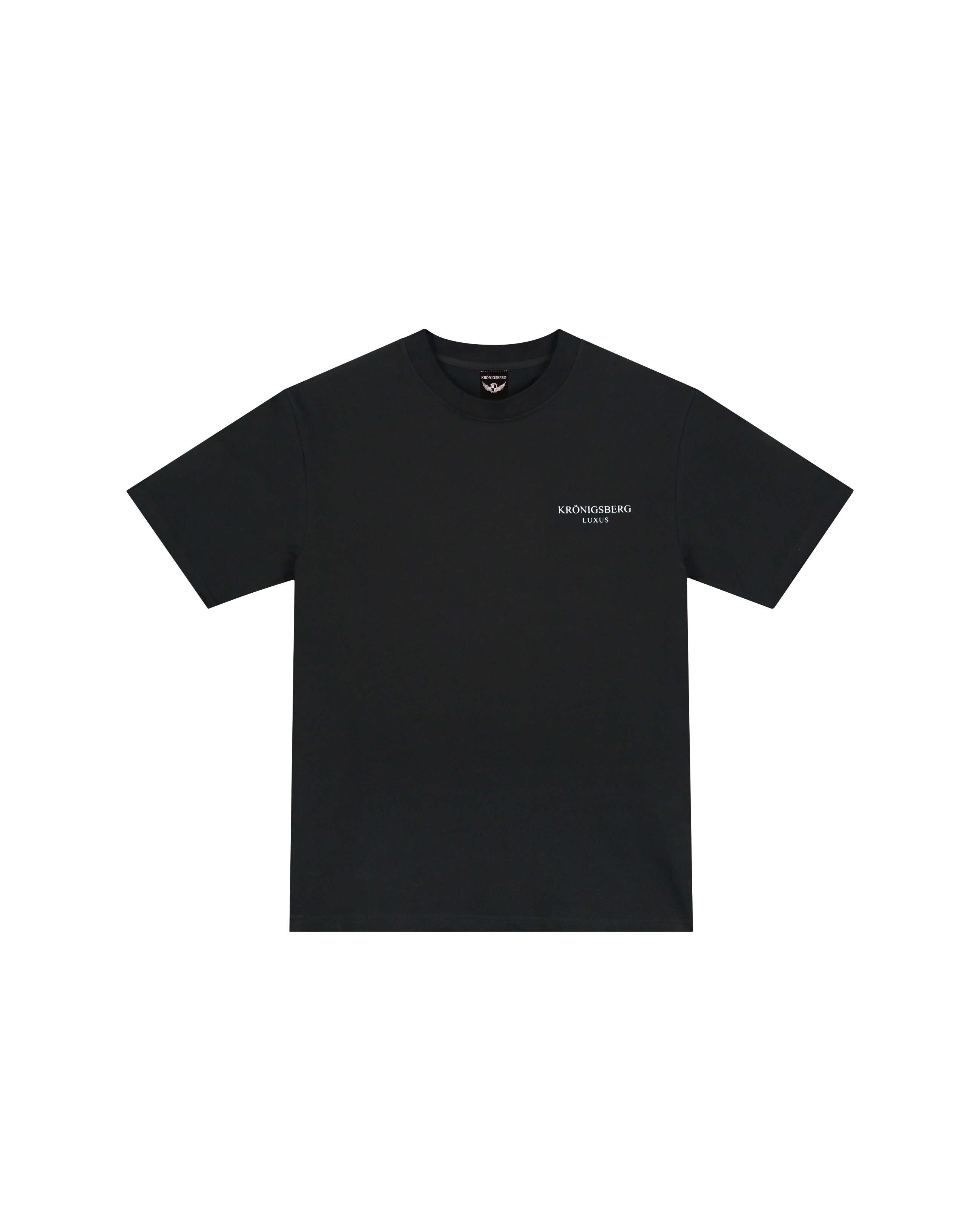 T-Shirt Zwart Design Badge