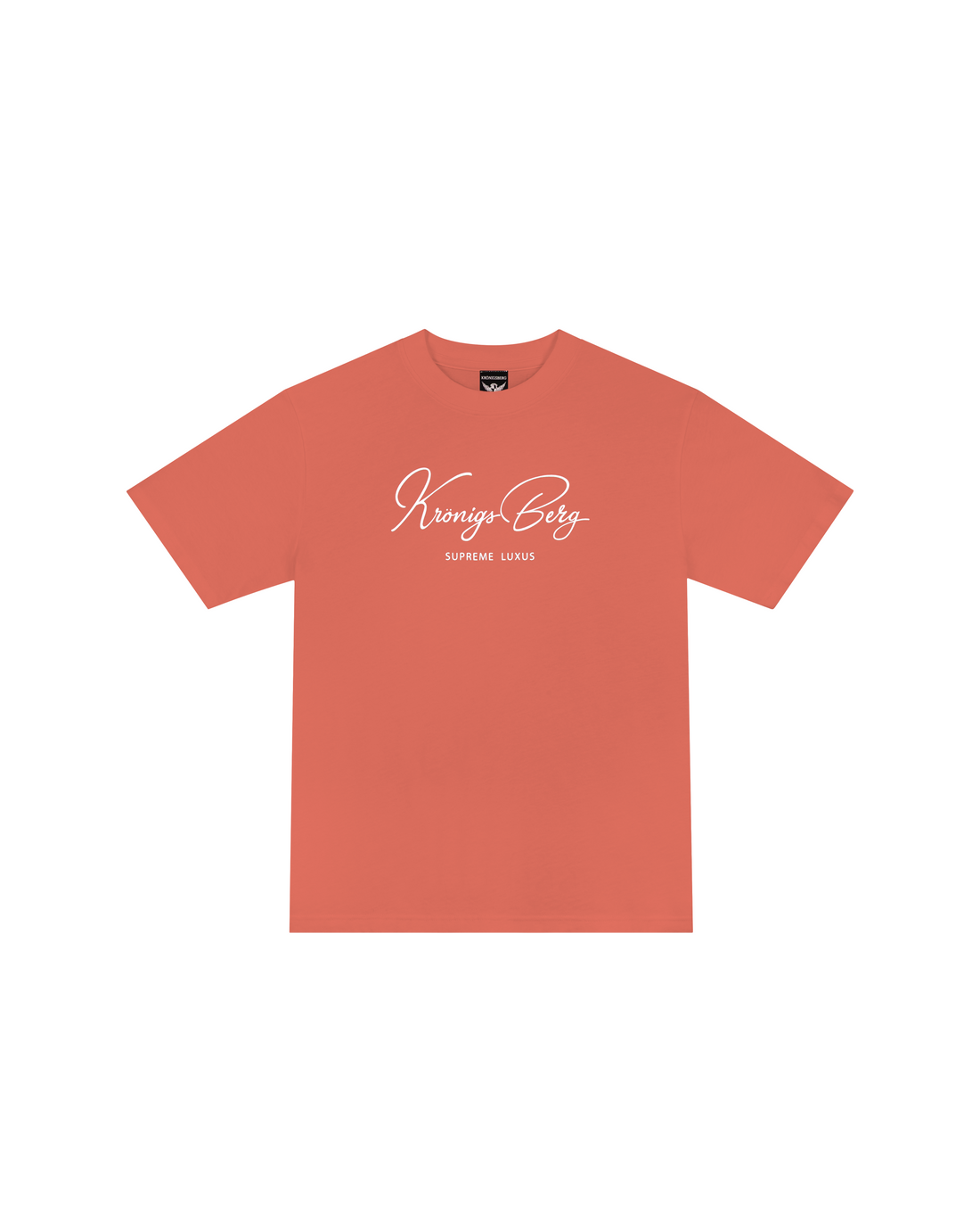 T-Shirt Flat Terracotta Design Signature